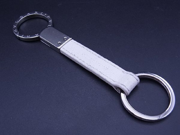 1円 Bvlgari ブルガリブルガリ レザー キーリング キーホルダー キーリング ストラップ メンズ レディース ホワイト系 X9076uオ ブルガリ 売買されたオークション情報 Yahooの商品情報をアーカイブ公開 オークファン Aucfan Com