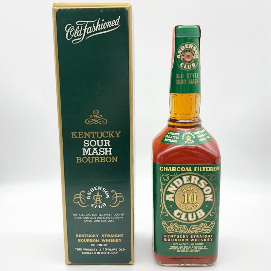 飲料・酒 ANDERSON CLUB 10年 ケンタッキー・バーボンウイスキー 750ml