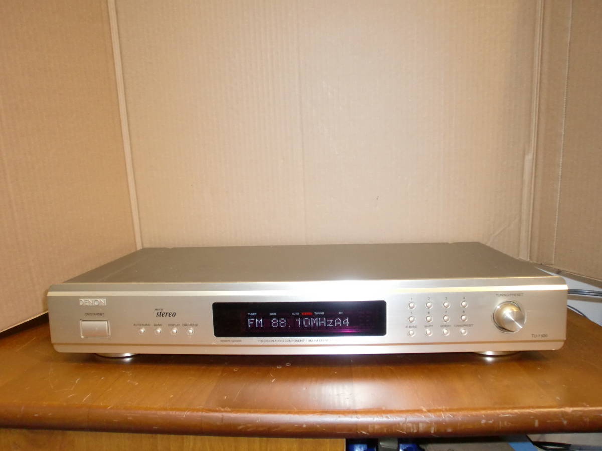 TU-1500・DENON/FM・AMチューナー/動作品 DENON TU-1500 Denon FM AM