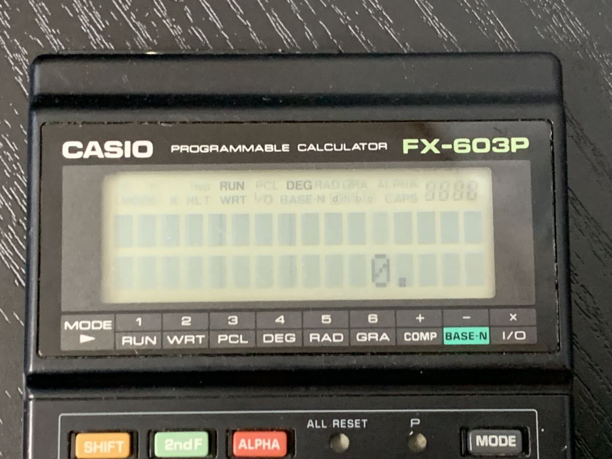 超大特価 Casio 関数電卓 Fx 603p プログラム関数電卓 オフィス用品一般