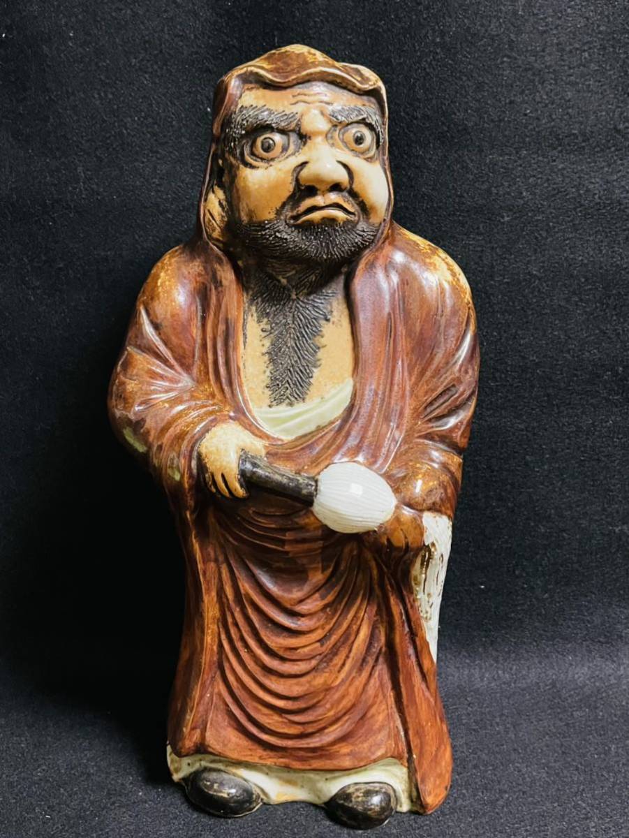 中古 九谷 焼 達磨 大師 立像 高さ約32 金彩 陶磁器 達磨祖師 菩提達磨 2026年最新Yahoo!オークション 置物 -達磨大師(アンティーク 古平戸