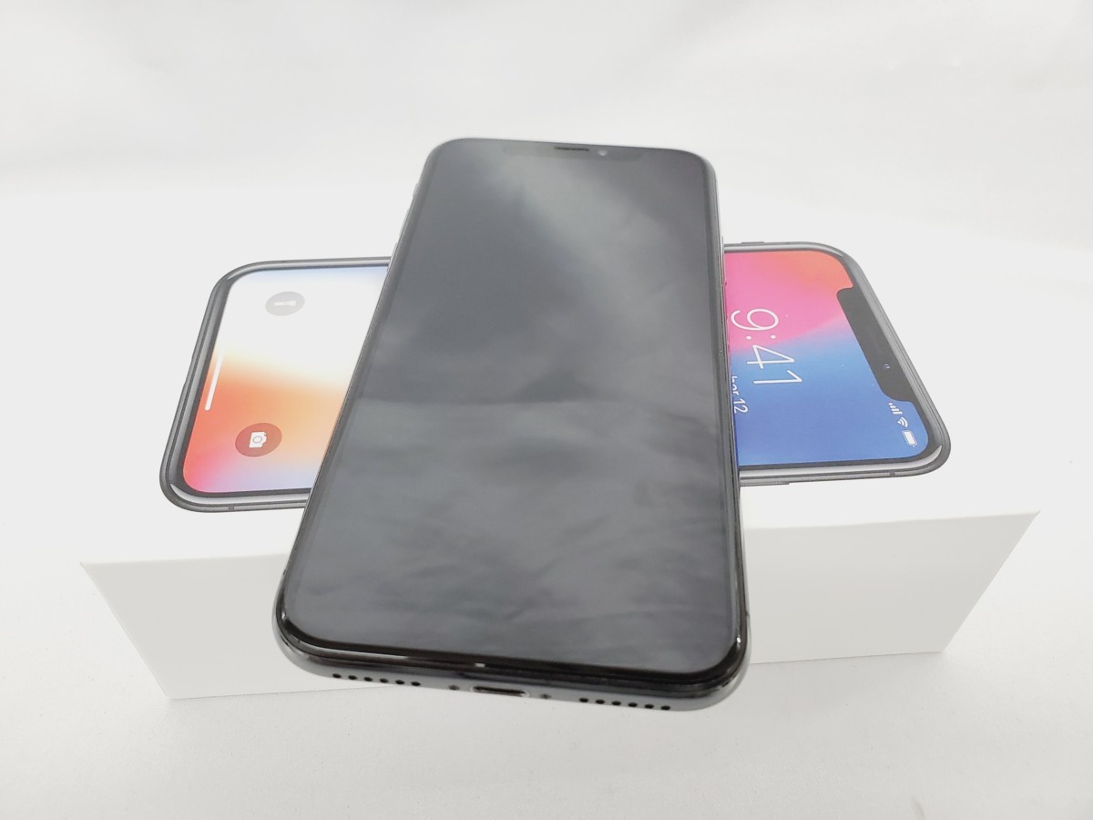 iPhone Apple ドコモ ブラック MNCK2J&frasl;A iPhone14 1円～【中古美品】docomo ドコモ スマートフォン Apple iPhone X 256GB MQC12J/A スペースグレイ 判定○ ※SIMロック解除済 907300436