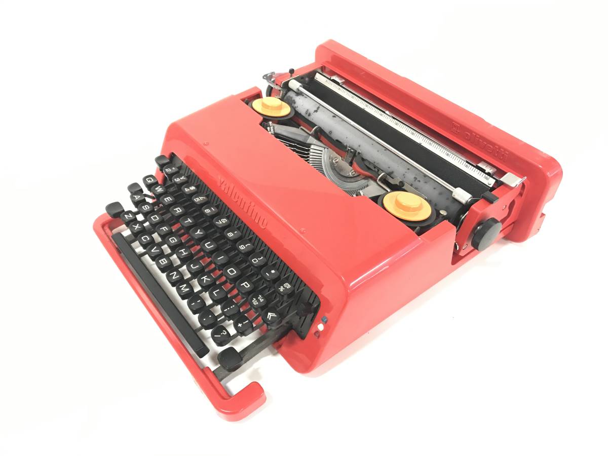 ☆olivetti valentine オリベッティ バレンタイン 赤バケツ タイプ 