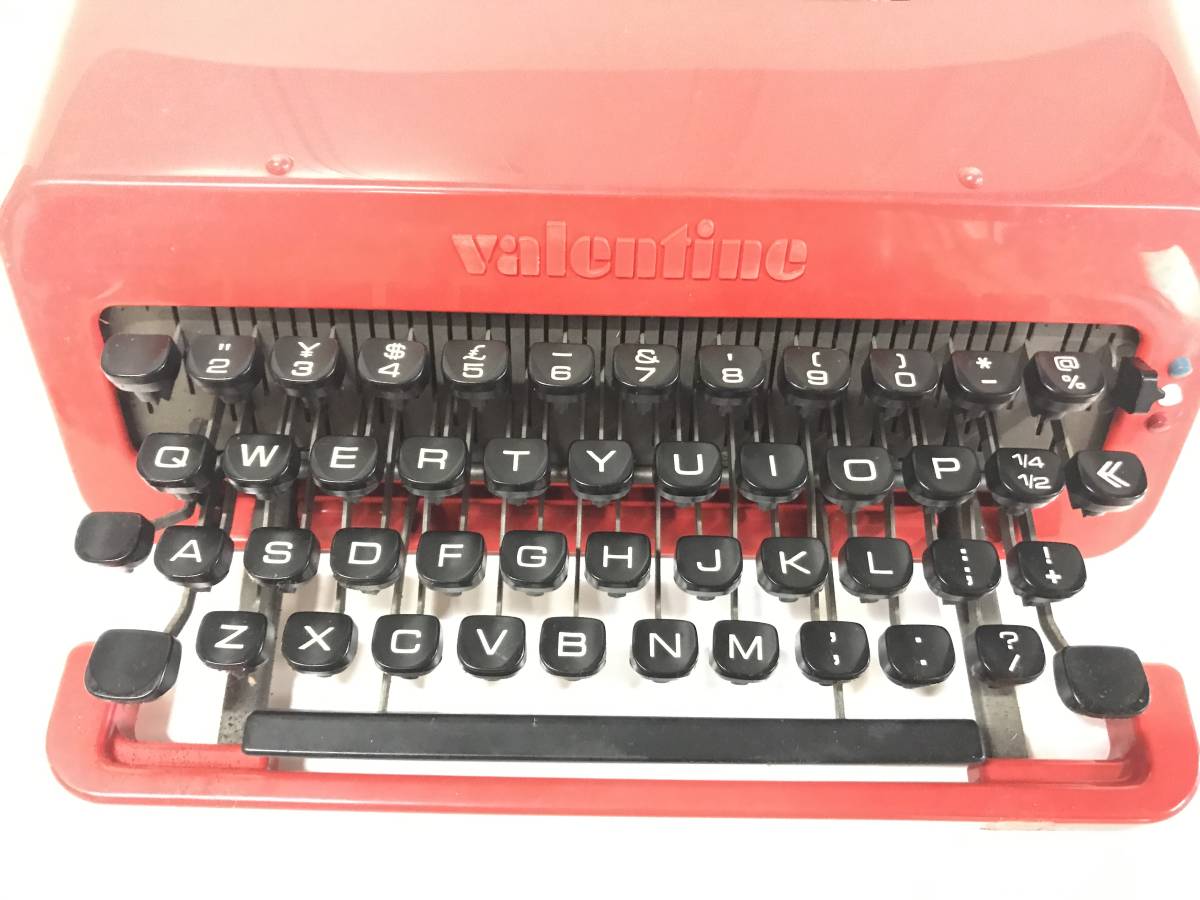 ☆olivetti valentine オリベッティ バレンタイン 赤バケツ タイプ 