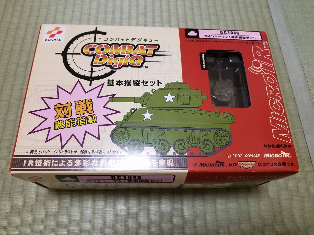 ☆ジャンク品☆KONAMI コンバット デジQ M4シャーマン 戦車(戦車、軍用