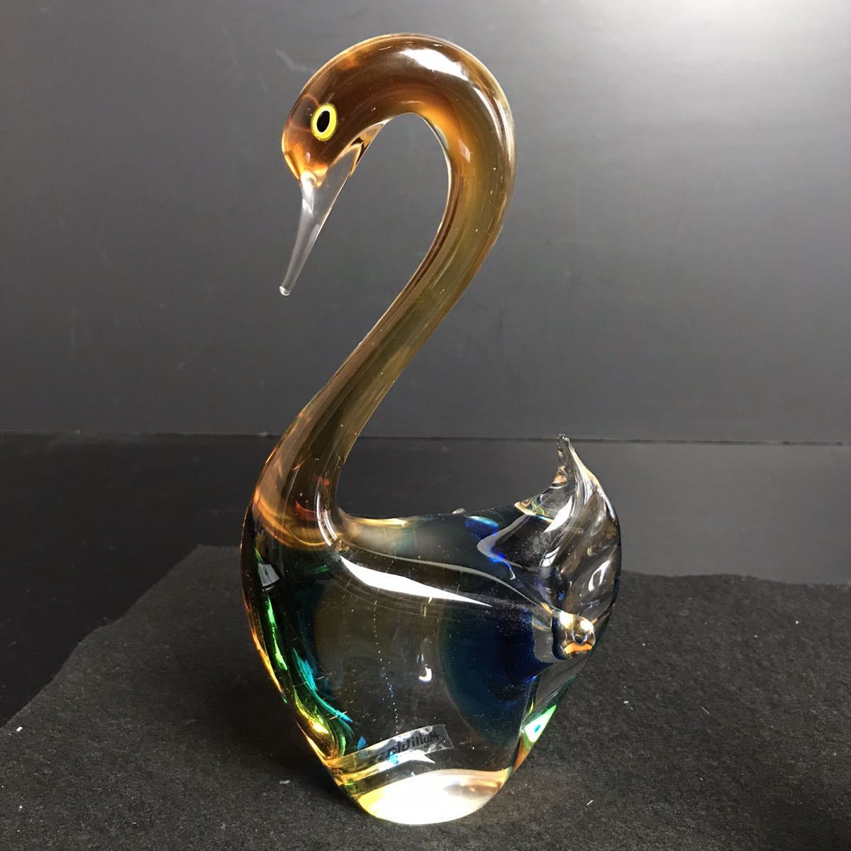 CR061] Multi Glass マルティグラス 白鳥 スワン 親子 ペア 