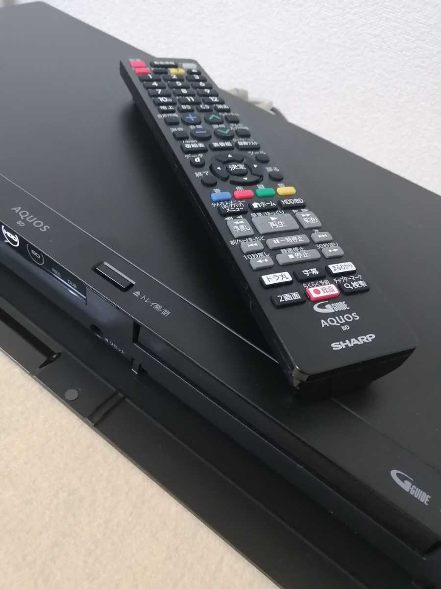 SHARP ブルーレイレコーダー NW1200 2番組同時録画 1TB 保証付 SHARP