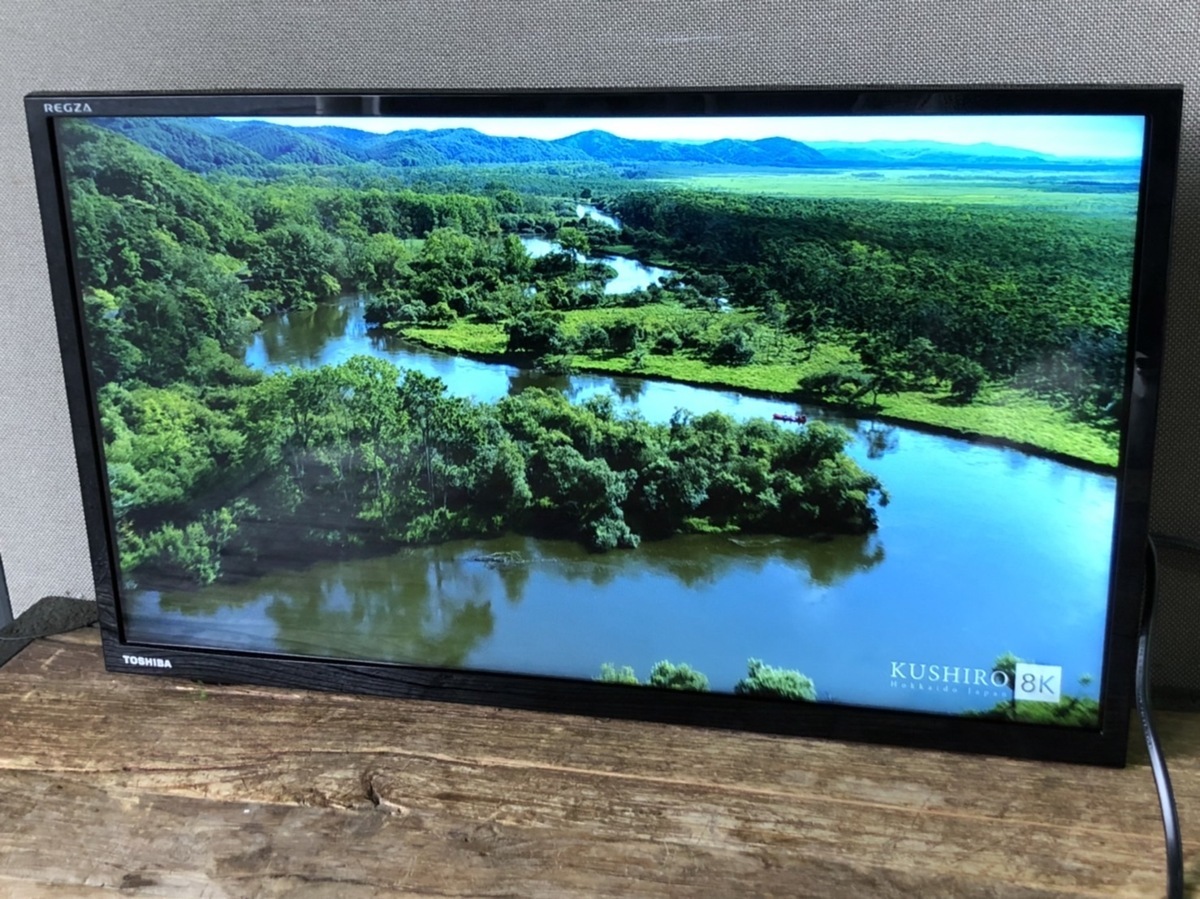 TOSHIBA REGZA 液晶カラーテレビ 32S8 リモコン付 動作確認済 東芝 32