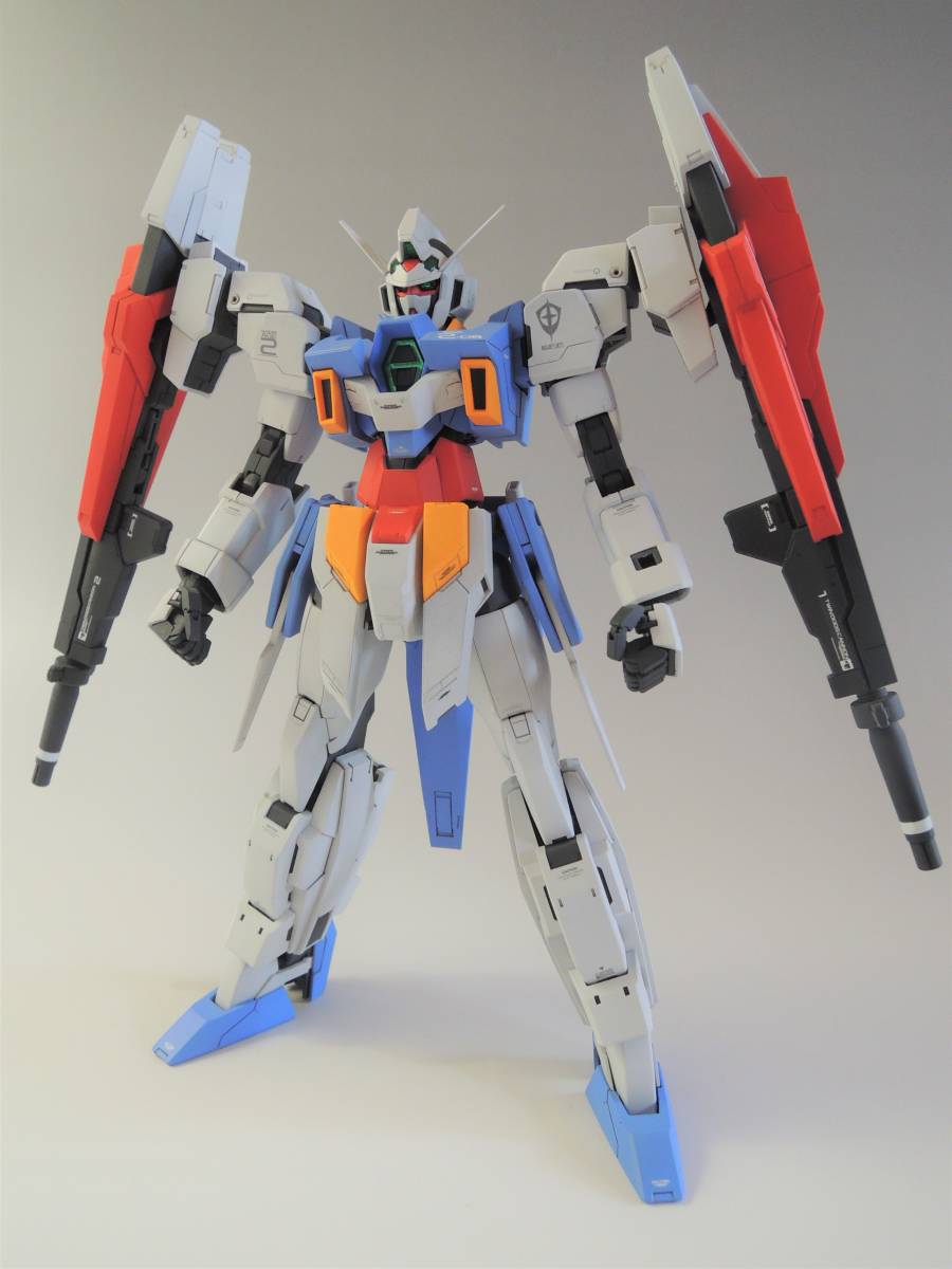 1/100 MG ガンダムAGE-2ダブル・バレット 改修・塗装済み完成品【機動