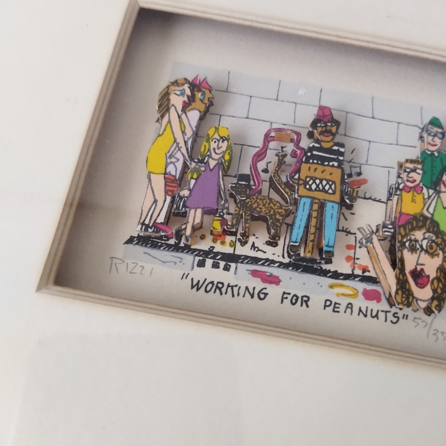 JAMES RIZZI ジェームス・リジィ WORKING FOR PEANUTS 57/350 3Dシルク