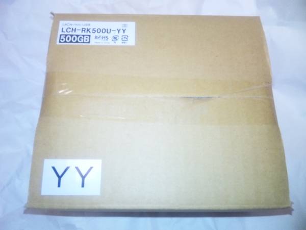 USB 外付け ポータブル ハードディスク 500GB HDD LCH-RK500U _1