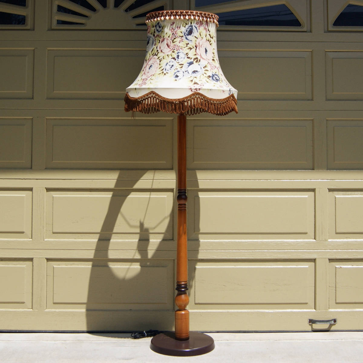 レトロ アンティーク フラワー スタンドライト フロアランプ 3976k2