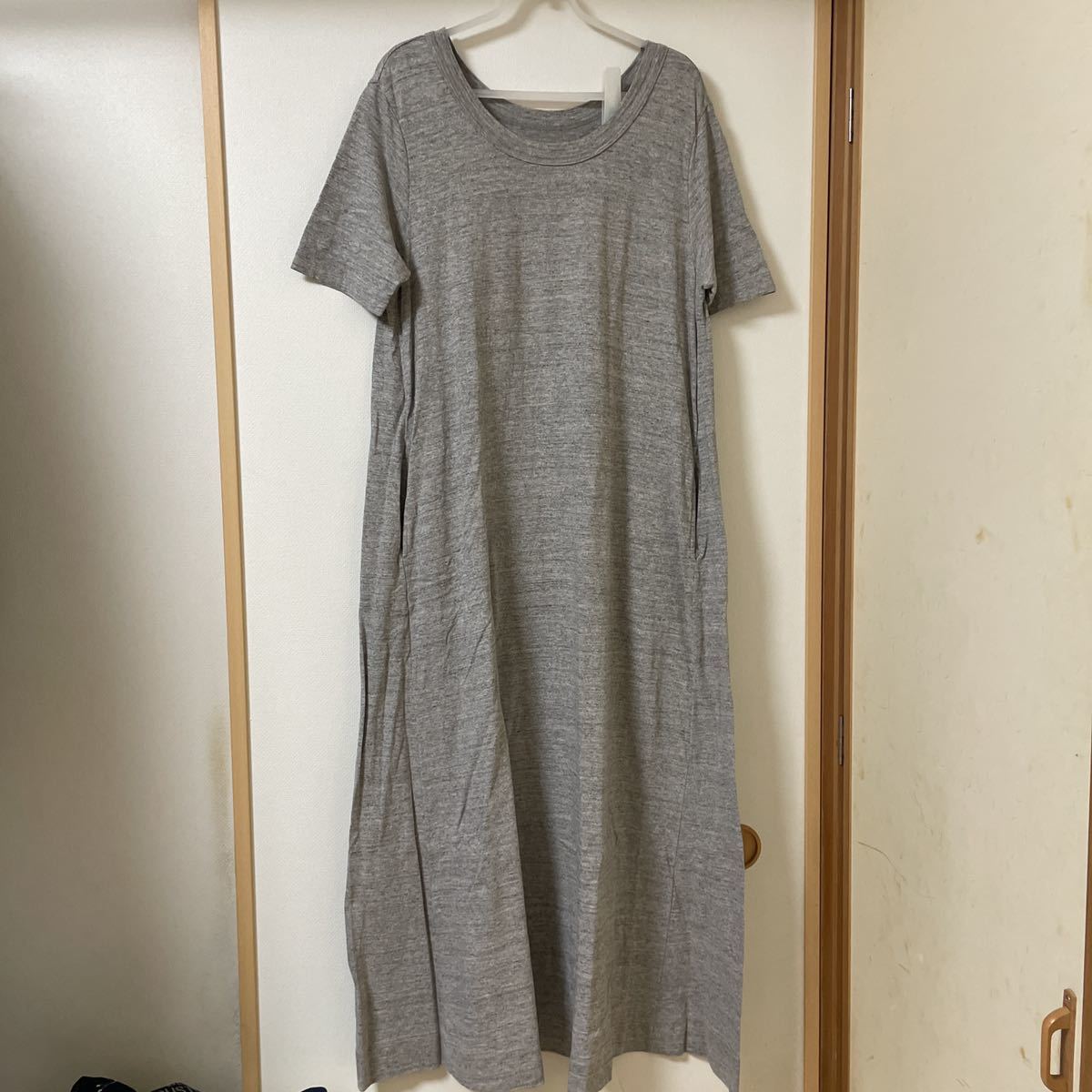 45RPMジンバブエコットンワンピ 45R 45星ドレス 天竺 ジンバブエ