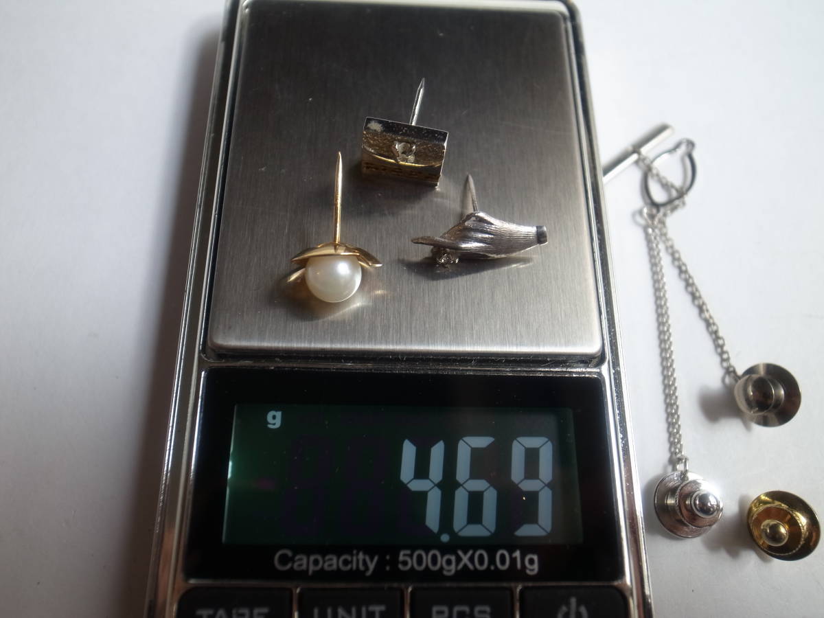 メンズアクセサリーセット 3点 まとめて K18 K14WG SILVER