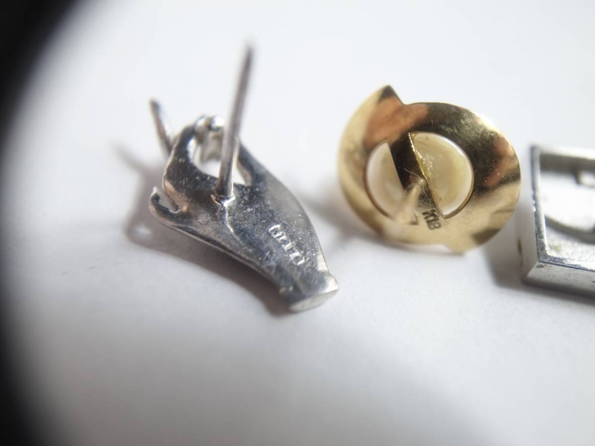 メンズアクセサリーセット 3点 まとめて K18 K14WG SILVER