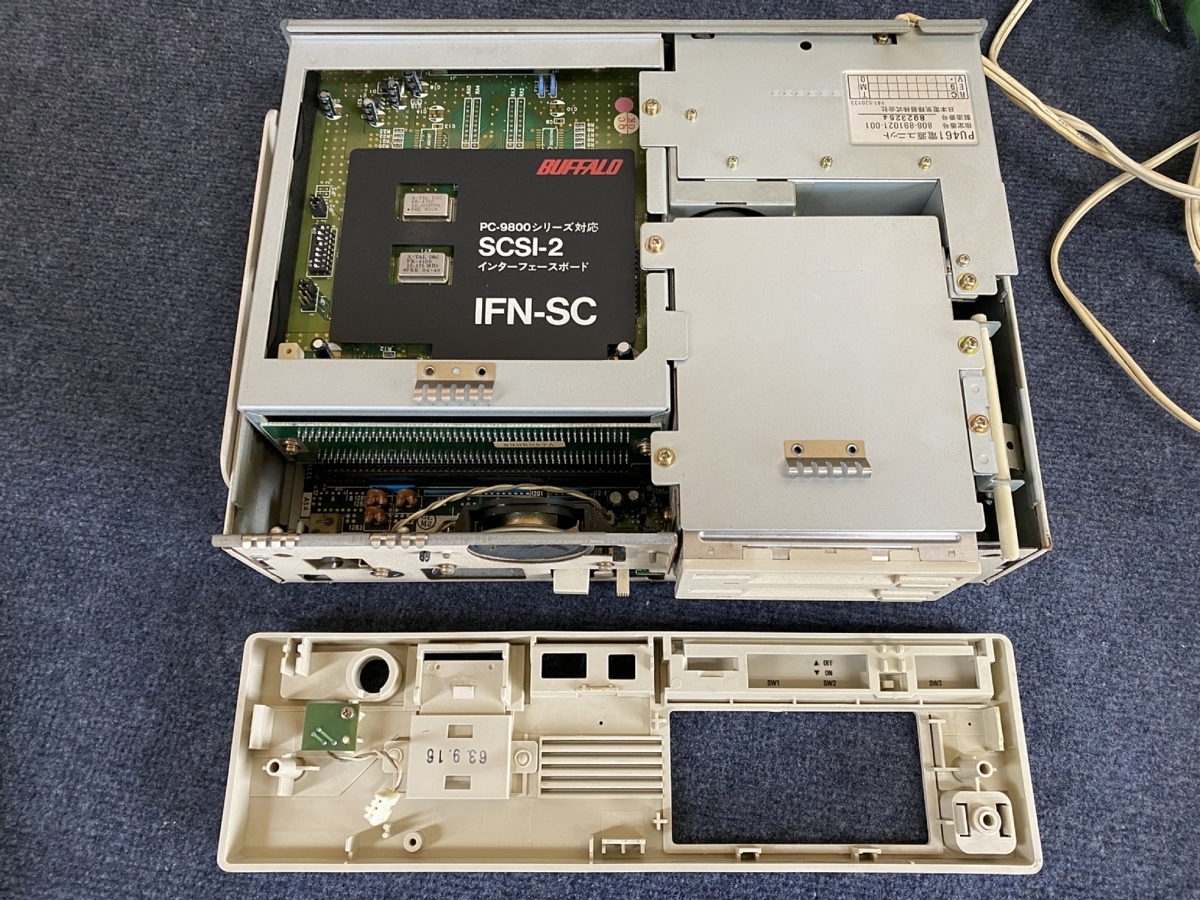 送1000円】NEC PC-9801UV11 V30-10/RAM0.6MB 起動OK/FDD不安定 - NEC