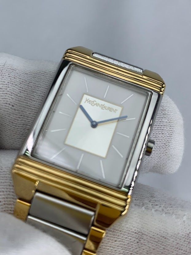 美品】1円出品 メンズ YSL イブサンローラン 5421-H08789Y ウォッチ