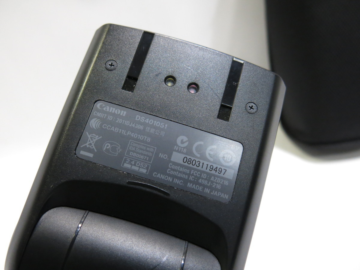 【 中古 動作確認済 】Canon 600EX-RT ストロボ 純正ケース スタンド 付き キヤノン [CX529] 600EX-RT Canon ストロボ 家電、AV、カメラ 外 ★ケース