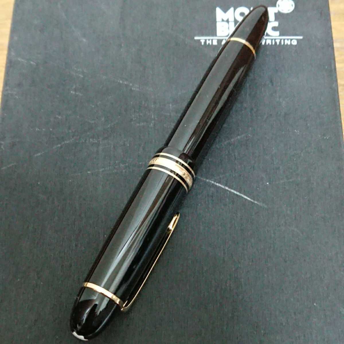 極上品】 モンブラン 149 80年代 万年筆 吸入式 字幅M 中太 ニブ 14k 