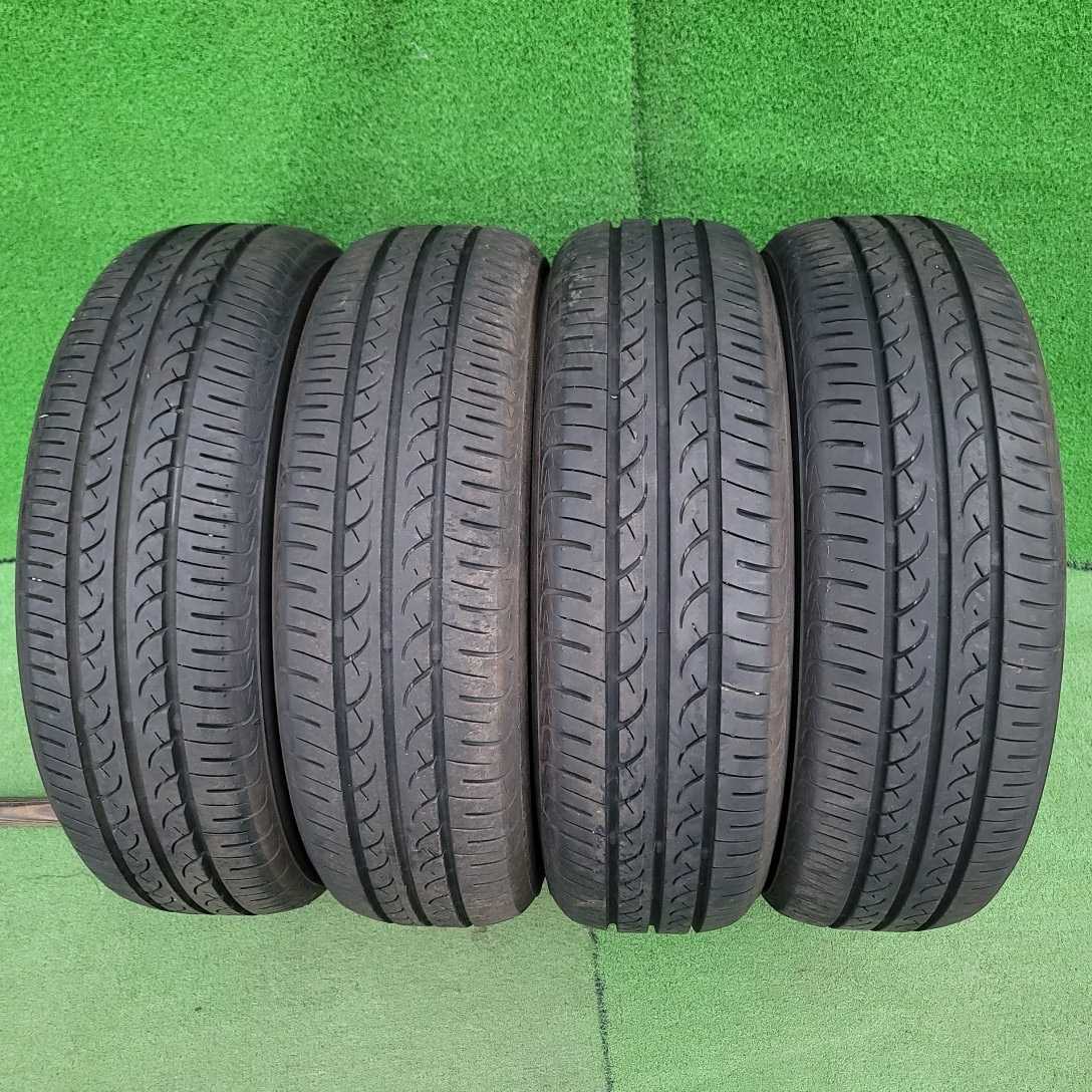★YOKOHAMA BluEarth★165/65R15 81S 残り溝:2本が6.1mm以上/2本が5.2mm以上 2020年 片減り、ひび割れ等あり 4本 MADE IN JAPAN