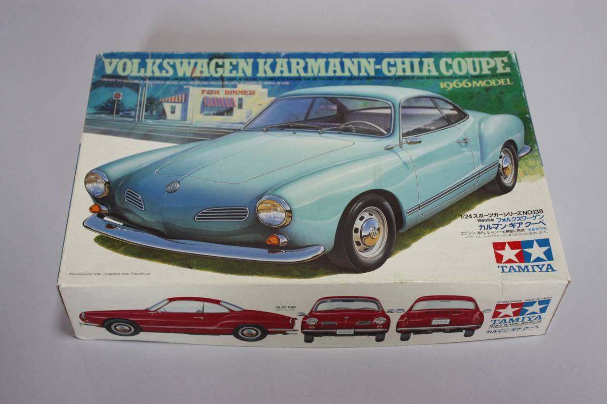 1&frasl;24 カルマン フォルクスワーゲン ギア Yahoo!オークション タミヤ クーペ | (１／２４ スポーツカー カルマンギア TAMIYA(タミヤ) 1966年型 プラモデル ＤＫ９５６□タミヤ□１／２４ヒストリックカー カルマンギア」の落札相場・落札価格