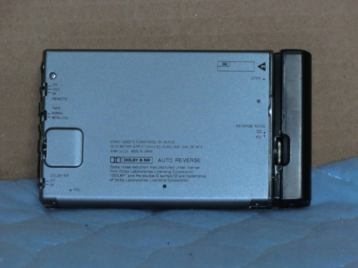 AIWA remote HS-PL35 カセットプレイヤー HS-PL35 AIWA remote STEREO