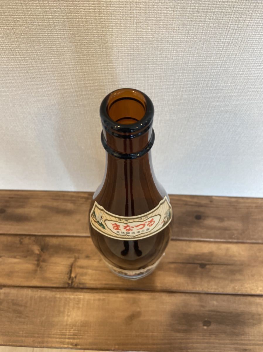 激レア！！万膳酒造真鶴 旧ラベル空き瓶！！ レア 万膳酒造