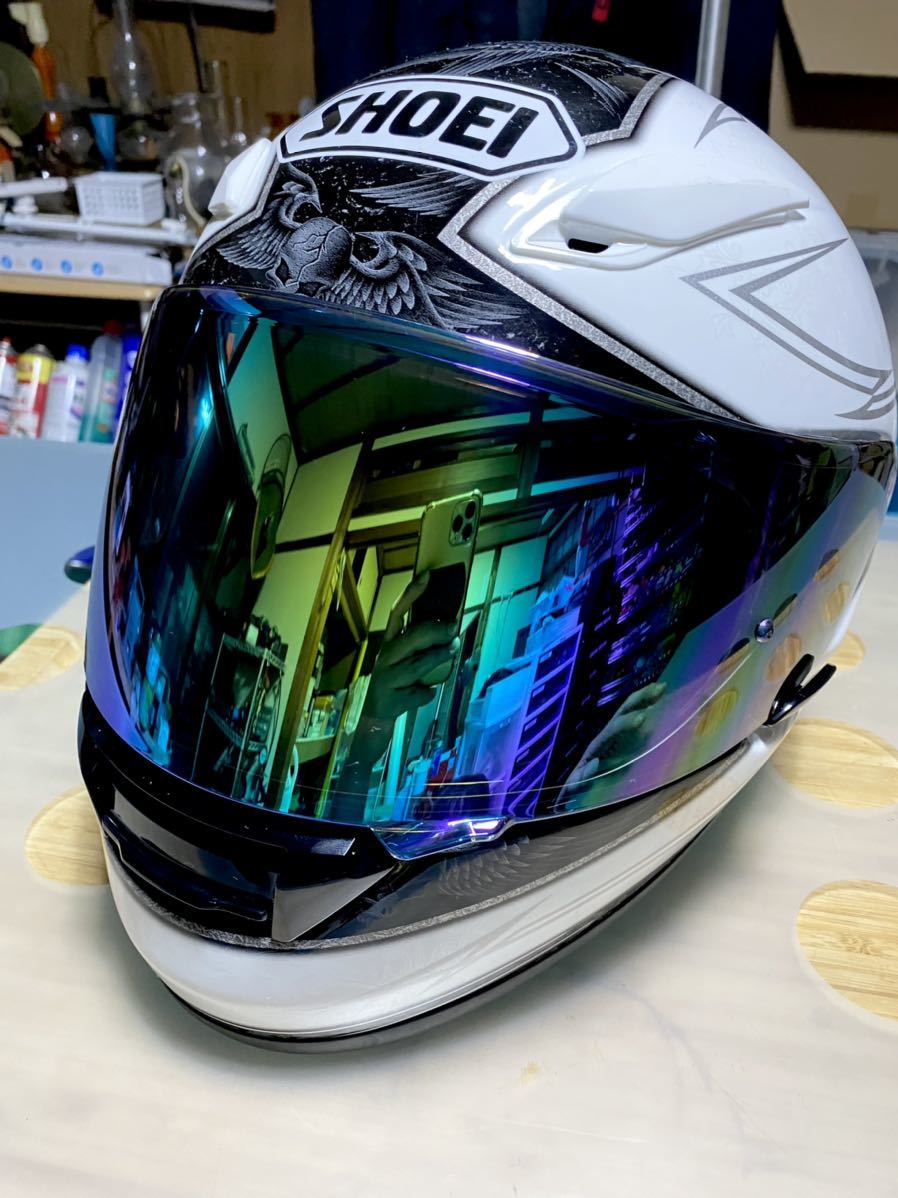 SHOEI ショウエイ XR-1100 美品 Mサイズ 57cm ストライプデザイン 絶版 