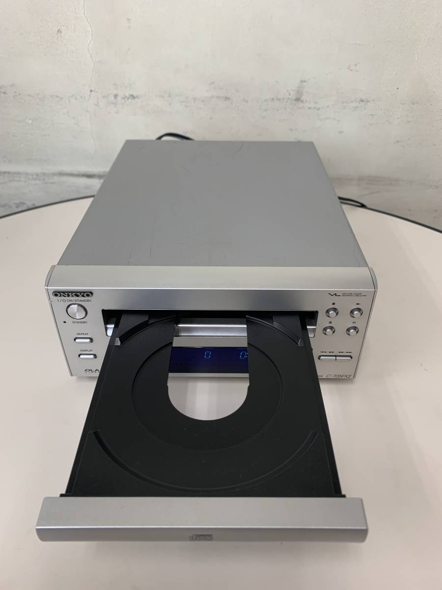 ★ONKYO　オンキョー★CDプレーヤー★C-705FX2★ CDプレーヤー ONKYO C-705FX2 動作OKONKYO コンパクトディスクプレイヤー C
