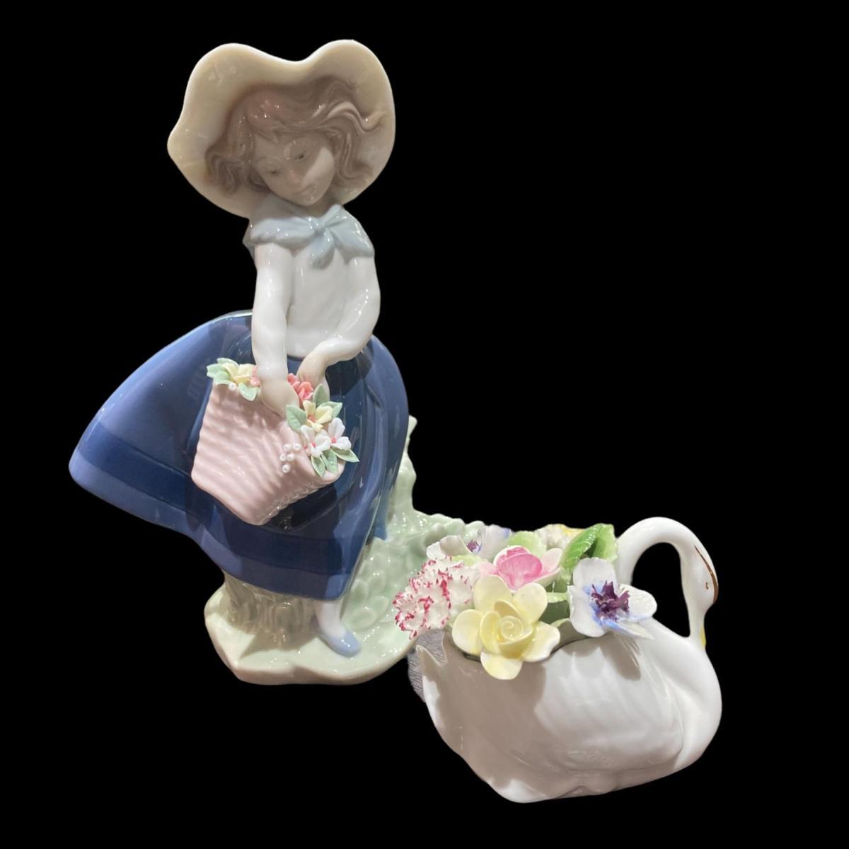 リヤドロ Lladro LLADRO - 置物 0 フィギュリン Pretty 1 2 少女像 