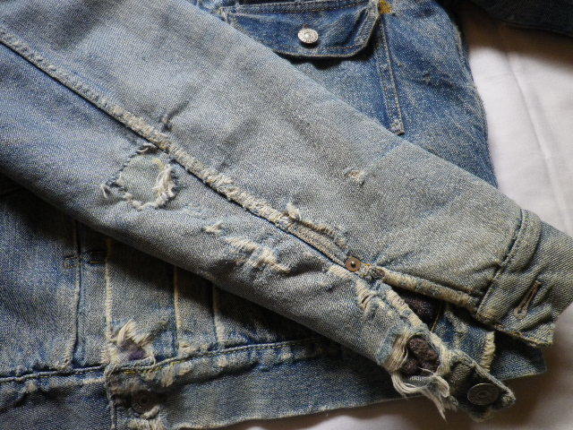 ハギ付き☆50s 60s リーバイス 517xx ジージャン ビッグE ブランケット 