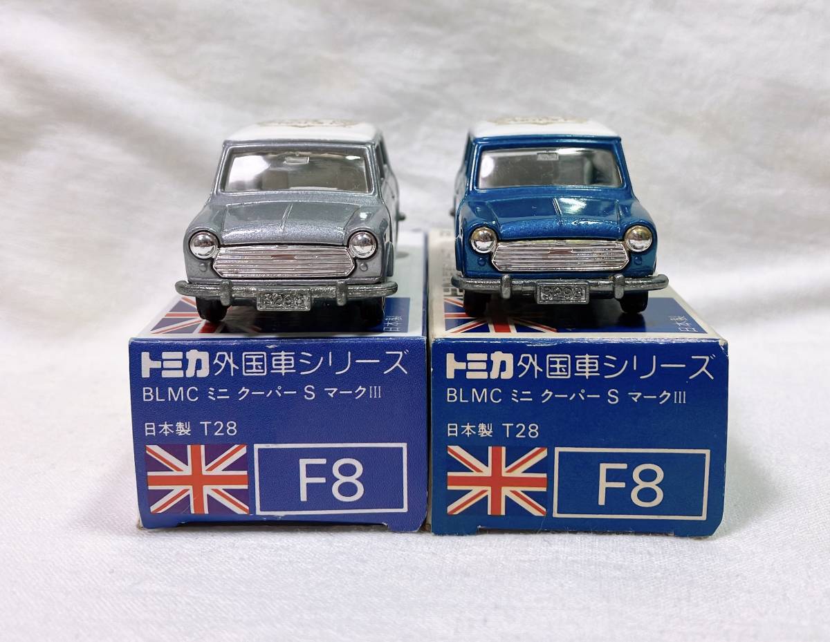 トミカ 青箱 F8 ミニクーパー Lipton ASSAM SPECIAL ブルーメタリック