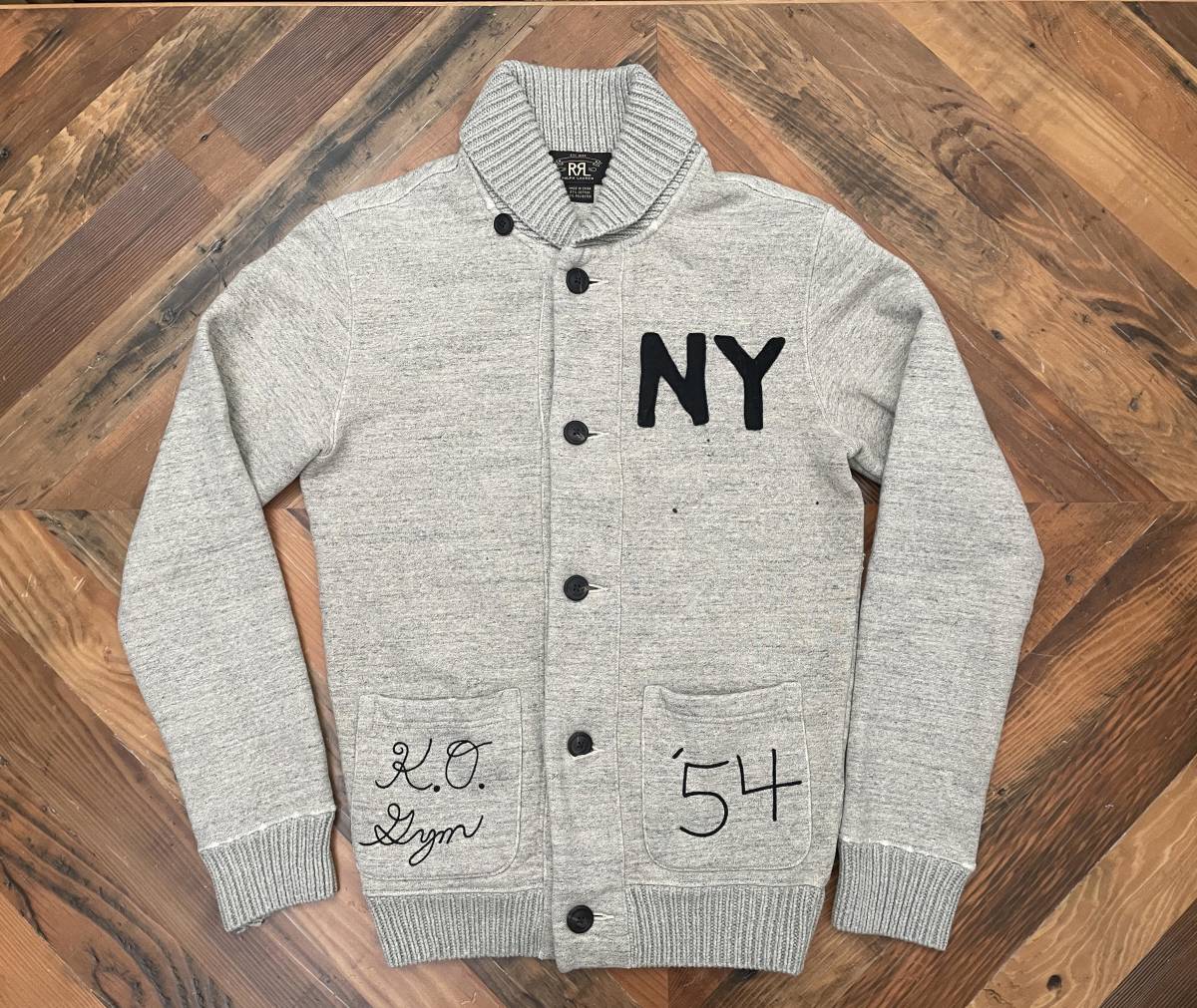 RRL ショールカラー スウェット カーディガン NY / Shawl Collar