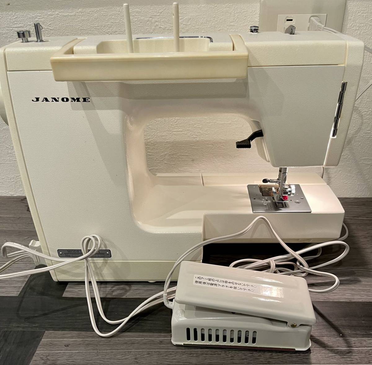 美品JANOME ジャノメ ミシン エクセル 10sp 631型 動作確認済 手工芸 