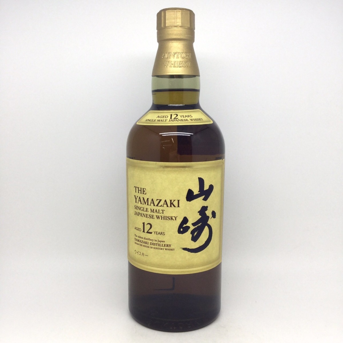 未開栓 サントリー 山崎 12年 シングルモルト ウイスキー 700ml 43