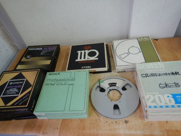 3943 maxell SONY SCOTCH 日立 オープンリールテープ 約20本 セット
