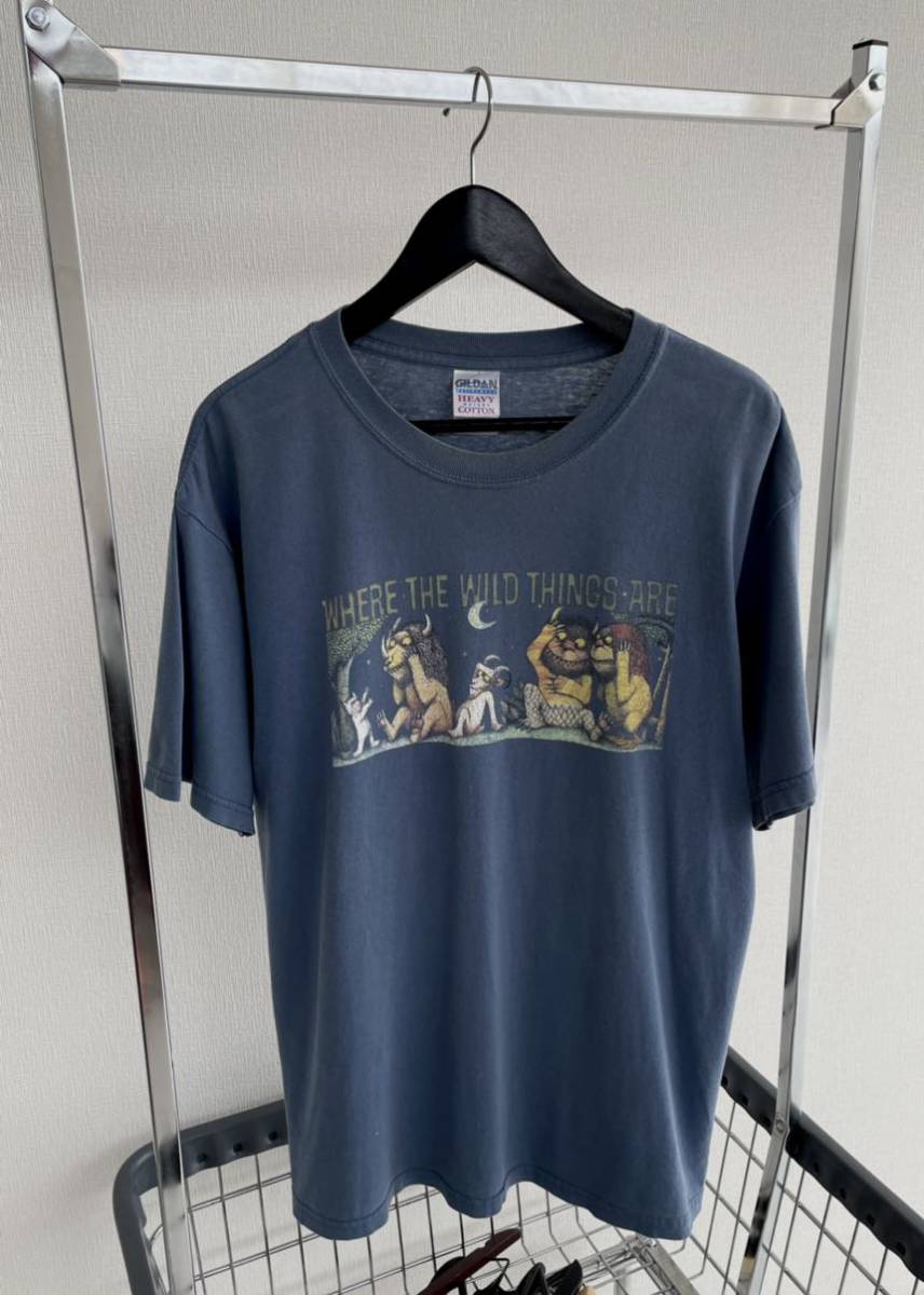 ヴィンテージ かいじゅうたちのいるところ Tシャツ L ネイビー 映画 