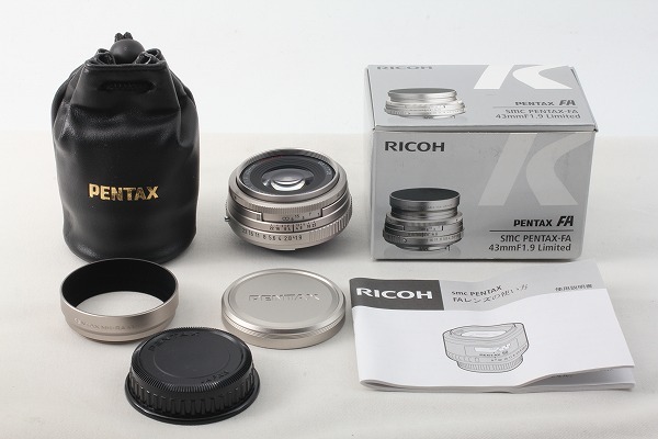 ◇新品同様◇ペンタックス smc PENTAX-FA 43mm F1.9 Limited シルバー