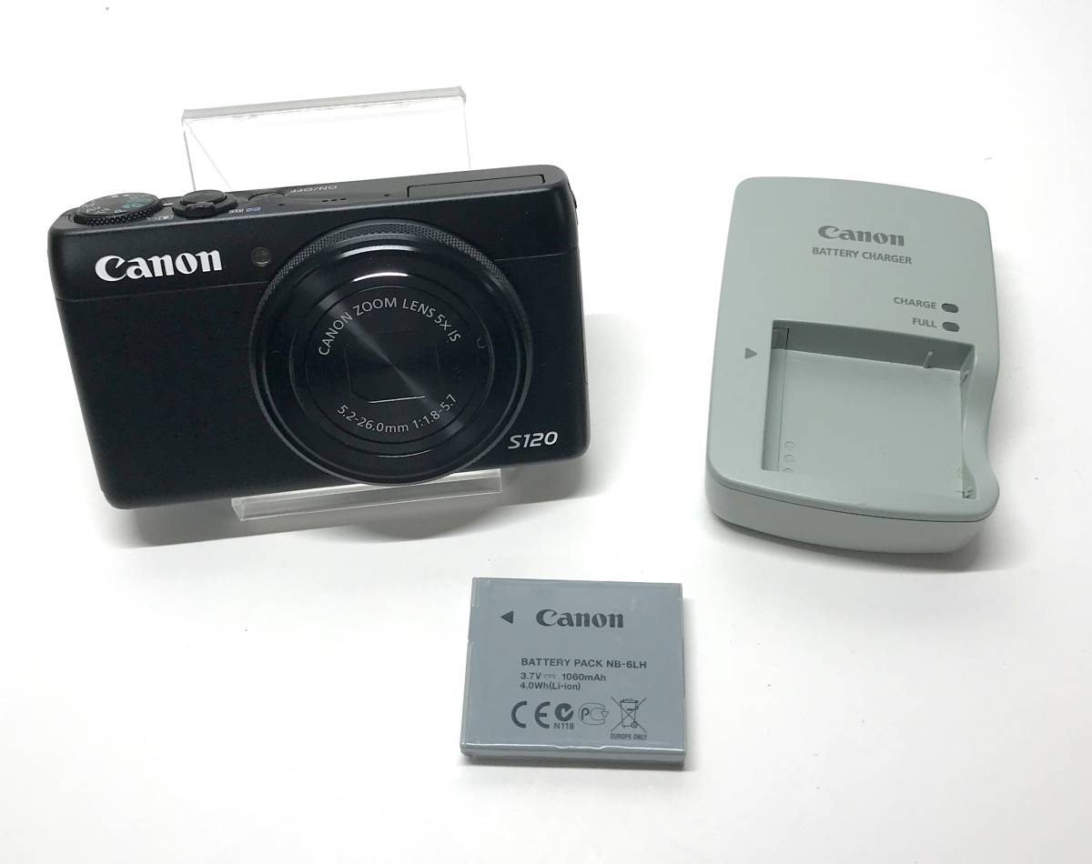 外装良品 Canon コンパクトデジタルカメラ PowerShot S120 ブラック