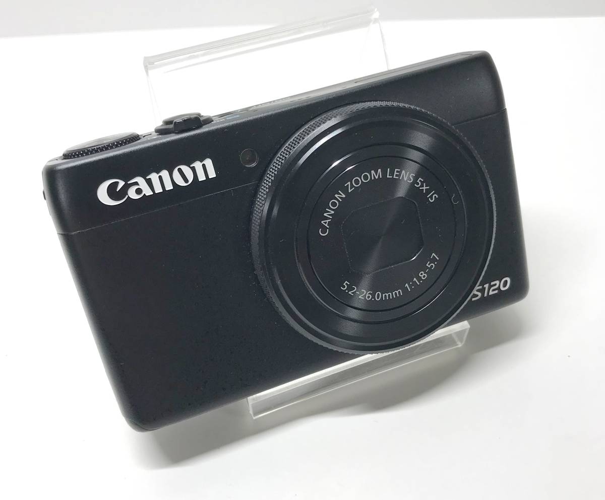外装良品 Canon コンパクトデジタルカメラ PowerShot S120 ブラック