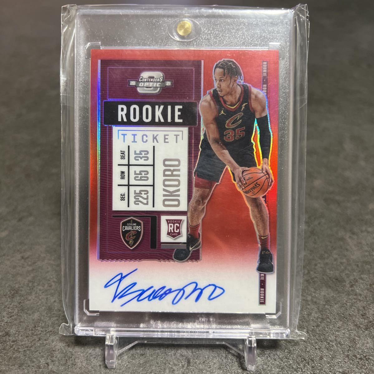 Contenders Optic Panini Isaac Okoro Ticket Auto 2020-21 Rookie | 0 eBay Prizm Prices - Collect