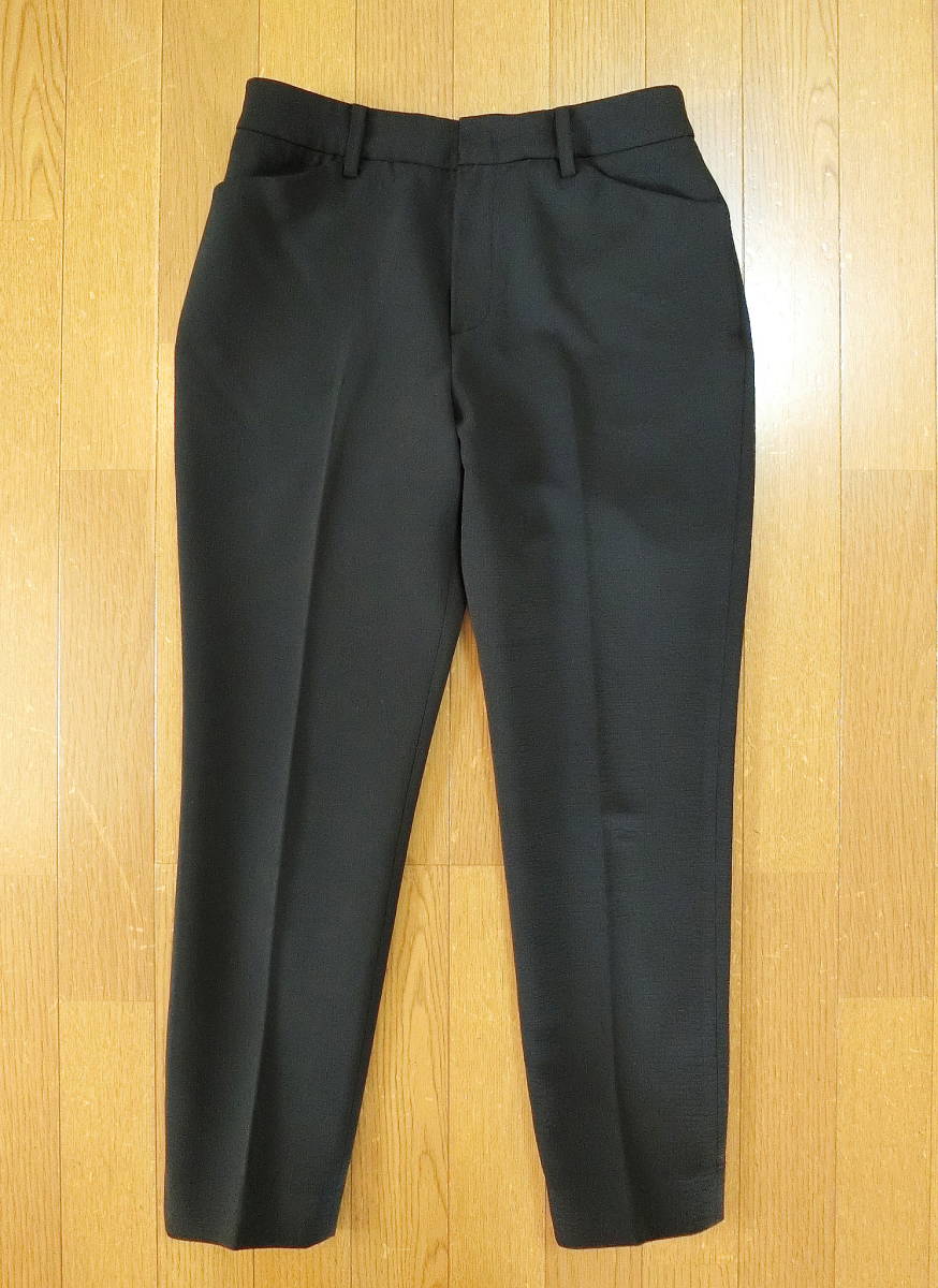 新品，定番 B-Three 32 63－66 黒系やわらか薄手クロップドパンツ(サブリナパンツ、カプリパンツ)｜売買されたオークション情報、yahooの商品情報をアーカイブ公開 - オークファン サブリナパンツ、カプリパンツ