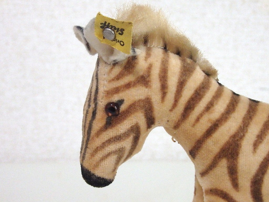 steiffシュタイフ/ ビンテージ・シマウマ /13cm(シュタイフ社)｜売買