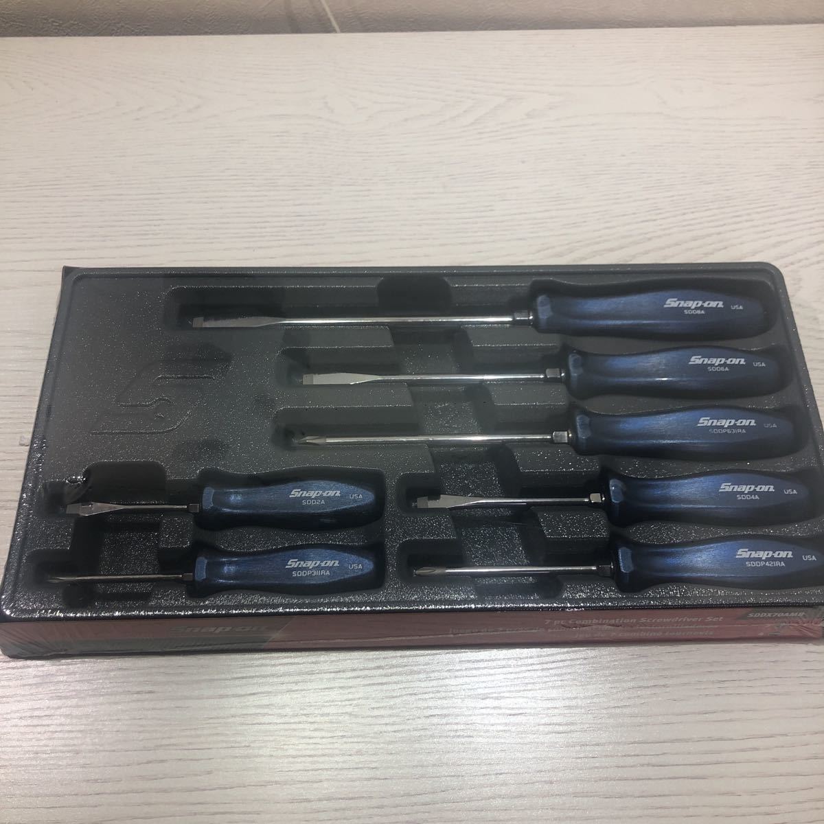 新品 限定 レア スナップオン ドライバーセット パワーブルー SDDX70A 