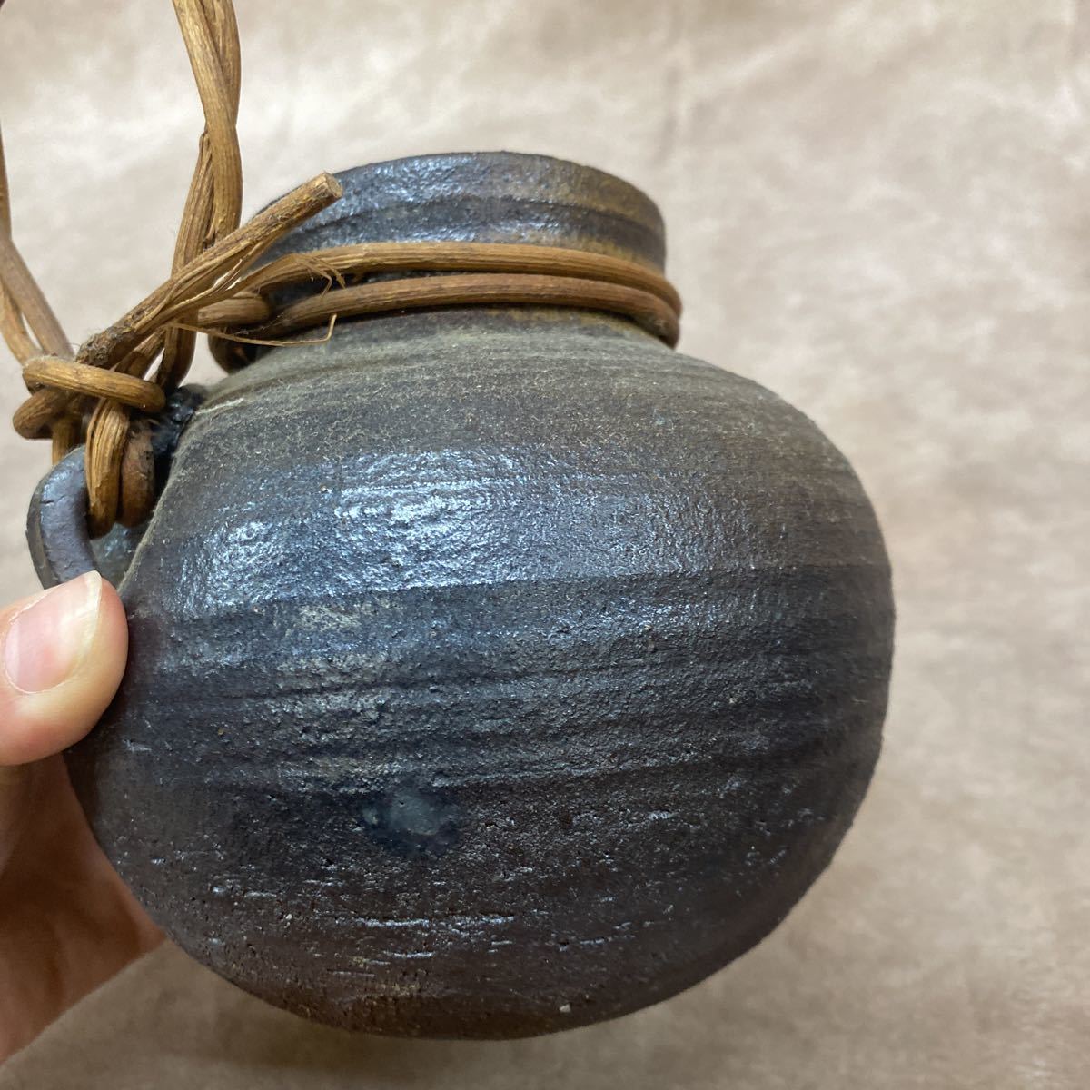 備前焼 花生け 花器 花瓶 花入 茶道具 和室 飾り 小ぶり 一輪挿し 