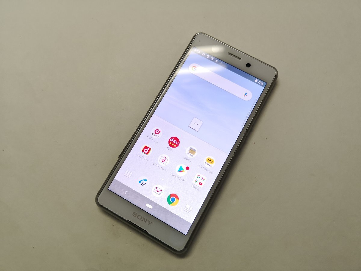 docomo Sony Xperia Ace SO-02L ホワイト SIMロック解除済