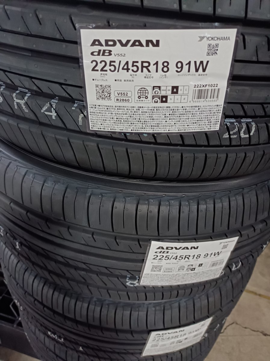 YOKOHAMA ADVAN dB 215/60R16 2022年製4本セット dB V552 ADVAN XL | 車 【2022年製/数量限定】【送料・税込/新品