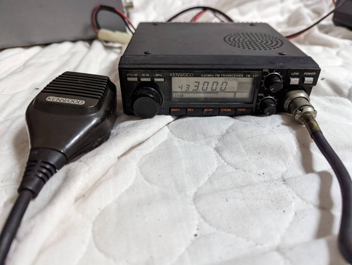 トランシーバー KENWOOD 430MHz FM transceiver TM-421 Kenwood TM-421
