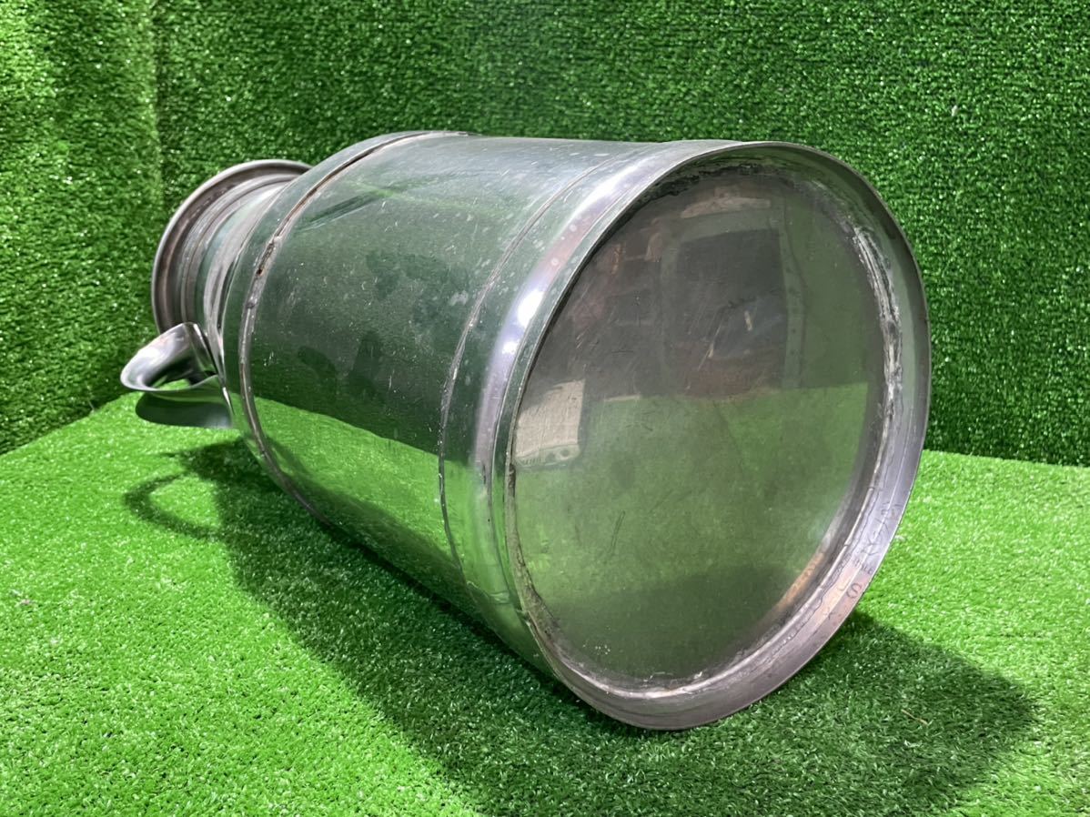 ミルク缶 牛乳缶 ステンレス製 アンティーク缶 アンティーク 2026年