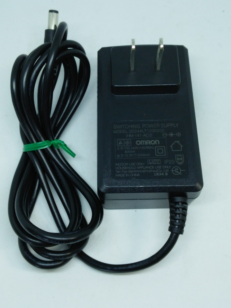 ☆W9743AC☆OMRON【ACアダプタ☆S024ALT1200200☆12.0V 2000mA】(外径：約5.5mm/内径：約2.5mm) 即決/保証_1